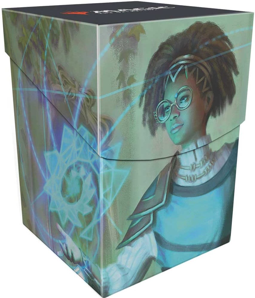 Ultra Pro Duskmourn Zimone, Mystery Unraveler 100ct Deck Box image 0